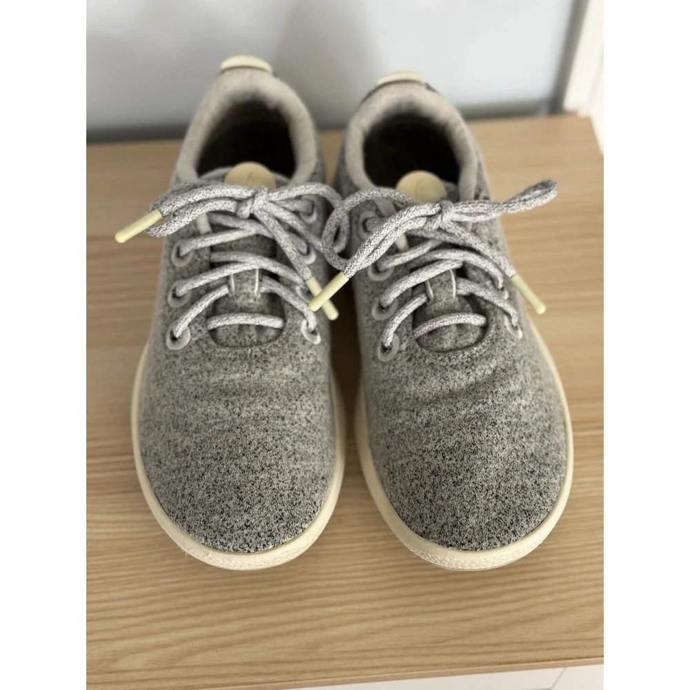 Allbirds Wool Runners Womens 8 Light Gray Casual Walking Running Shoes Sneakers